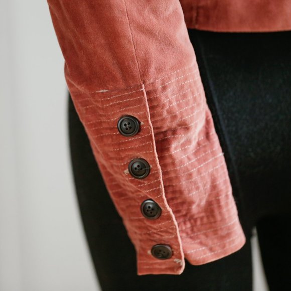 Velvet embroidered beaded Blazer Jacket - Picture 11 of 15